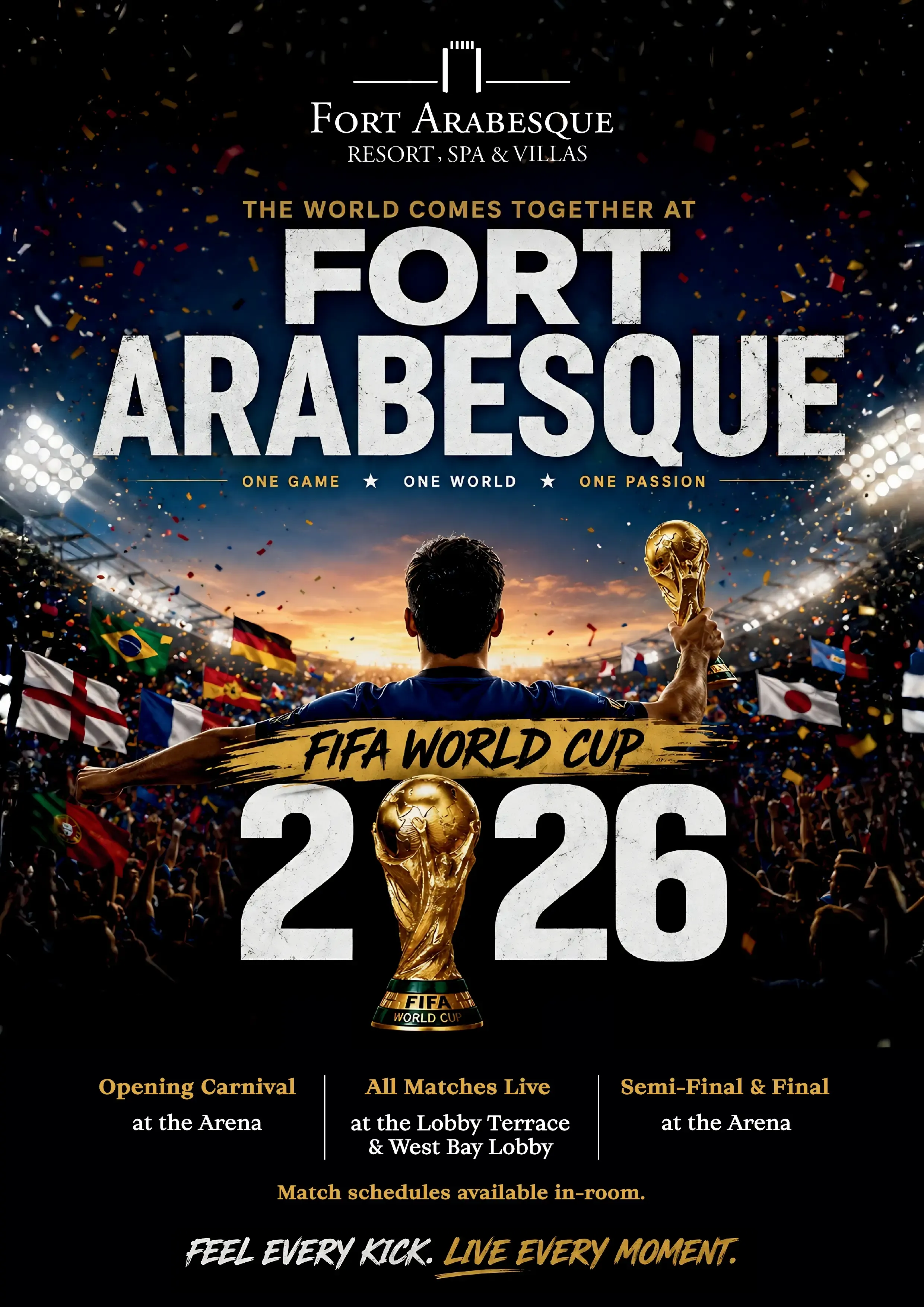 The 2026 World Cup at Fort Arabesque